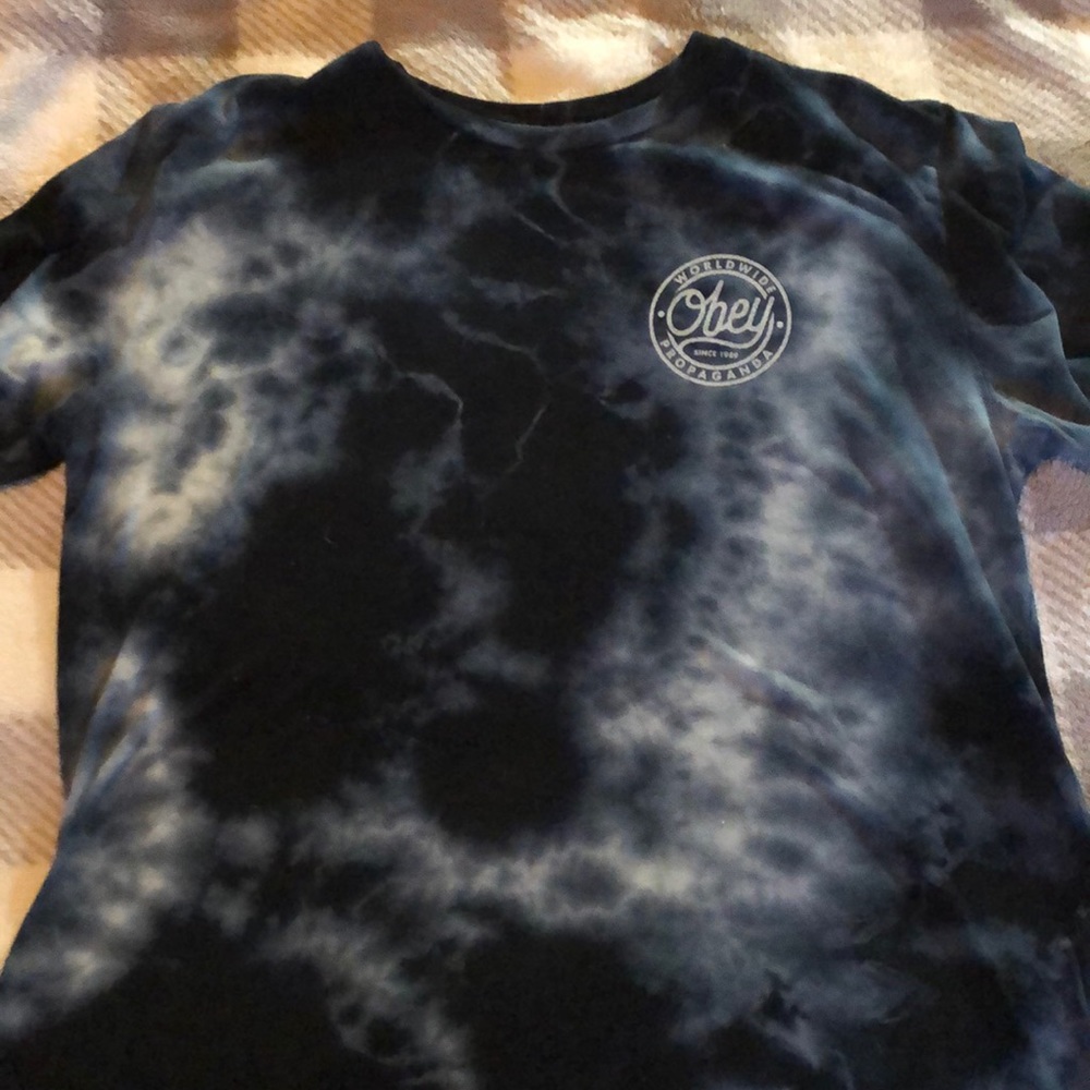 Obey blue shirt